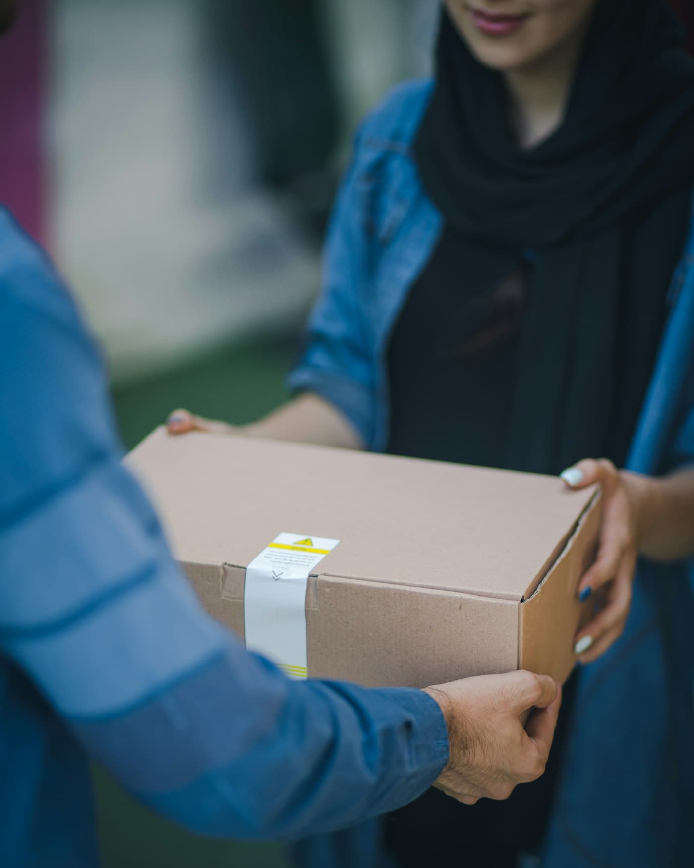 An order packed for delivery